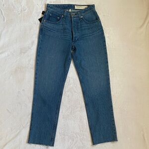 Rag & Bone Women's Straight Blue Jeans